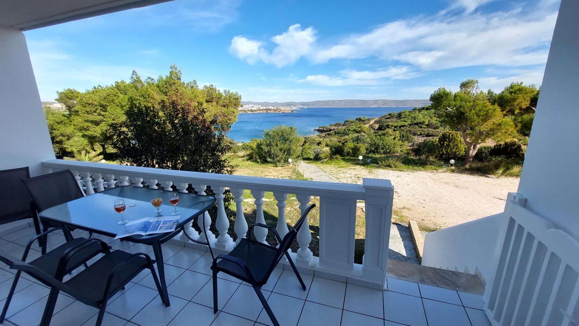 Dea Del Mare Complex In Front Of The Sea. Villa Sunion Eksteriør bilde